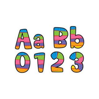 Poppin Playful Patterns Letters and Numbers by Creative Teaching Press