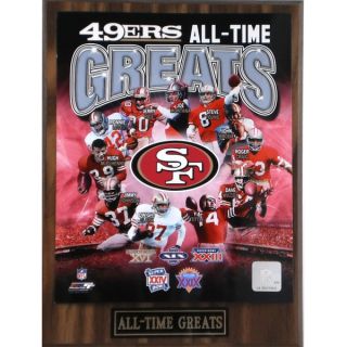 San Francisco 49ers All Time Greats Plaque