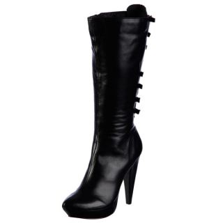 Two Lips Womens Torrent Knee High Buckle embellished Boots FINAL