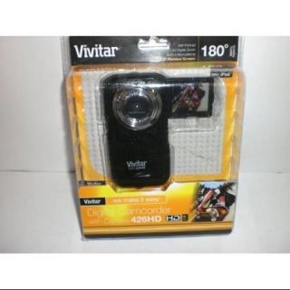 Vivitar DVR 426HD Digital Camcorder   1.8" LCD   CMOS   HD   Black   AVI   4x Digital Zoom   HD   Speaker, Microphone   USB   Secure Digital (SD) Card, Secure Digital High Capacity Card,