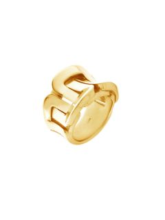 Diana Gold Interlocking Square Ring by Chimento