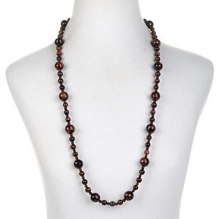 Jay King Red Tiger's Eye Beaded 34 1/4" Necklace   7635960