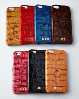 Abas Crocodile Embossed Leather iPhone 5/5s Case