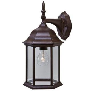 Acclaim Lighting Craftsman 2 Collection 1 Light Burled Walnut Outdoor Wall Mount Fixture 5181BW
