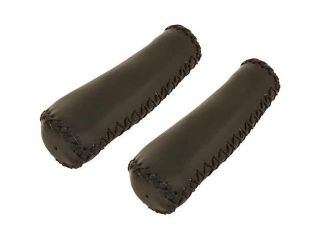 Black PVC Leather Grips