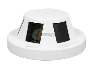 Open Box Vonnic C401W 480 TV Lines MAX Resolution Smoke Detector Covert Camera   White