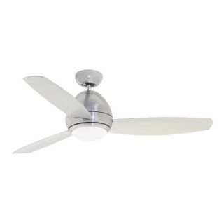 Emerson Curva 52 inch Brushed Steel Wet Rated Modern Ceiling Fan