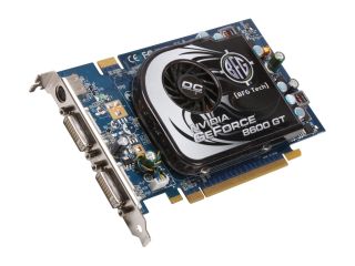 BFG Tech GeForce 8600 GT DirectX 10 BFGE86512GTOCFE 512MB 128 Bit GDDR3 PCI Express x16 HDCP Ready SLI Support Video Card