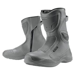 Icon Womens Reign Waterproof Street Boots Gray 9