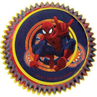 Spiderman Cupcake Baking Cups (50 Pack)   Party Supplies