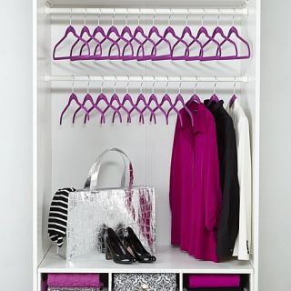 Joy Mangano Huggable Hangers® 25 piece Set with Glam Metallic Bag   10068674