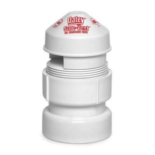 Sure Vent 1 1/2 in. x 2 in. PVC Air Admittance Valve 39016
