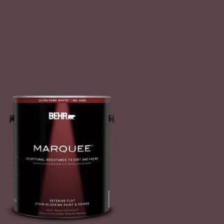 BEHR MARQUEE Home Decorators Collection 1 gal. #HDC CL 07 Dark Berry Flat Exterior Paint 445301
