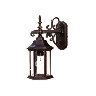 Acclaim Lighting Madison Collection 1 Light Black Coral Outdoor Wall Mount Light Fixture 5183BC