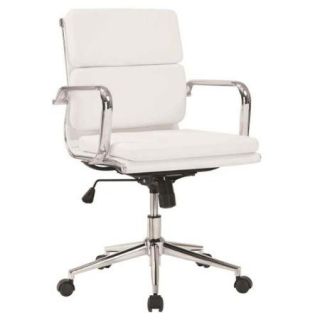 Medium Back Office Chair in White
