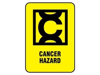 BRADY 596 26 Danger Sign,Cancer Hazard,PK 25