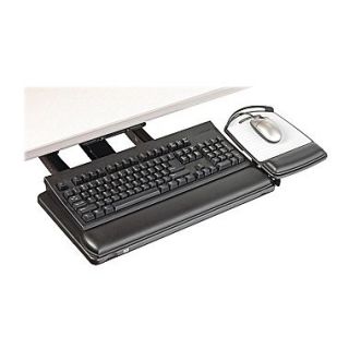 3M™ Sit/Stand Easy Adjust Keyboard Tray, Black
