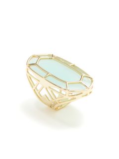 Paulina Chalcedony Quartz Ring by Kendra Scott Jewelry