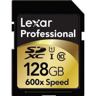 Lexar Professional 128 Gb Secure Digital Extended Capacity [sdxc]   Class 10/uhs i   90 Mbps Read   1 Card   600x Memory Speed (lsd128crbna600)
