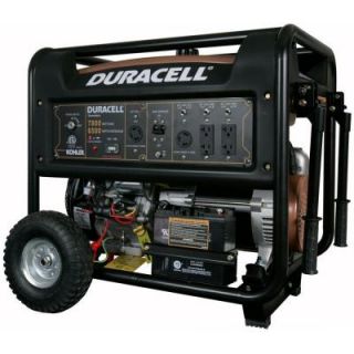 Duracell 7800 Watt Gasoline Powered Electric Start Portable Generator with 1 Kohler Engine and Recoil Backup DG66M B62