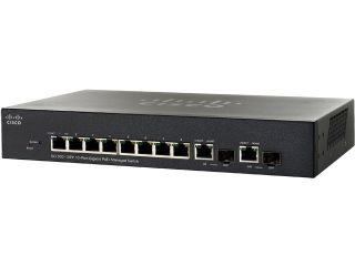 Cisco SG300 10PP 10 port Gigabit PoE+ Managed Switch