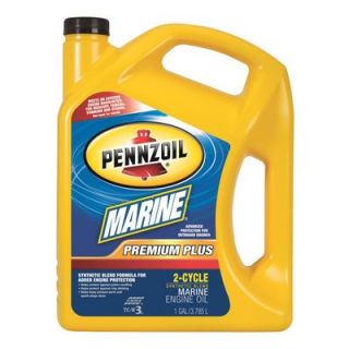 Pennzoil/Marine premium plus synthetic blend 2 cycle engine oil 550022757   Pennzoil #550022757