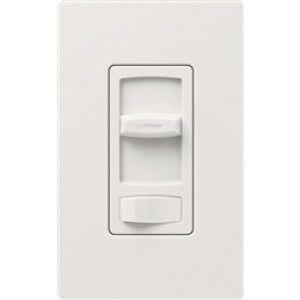 Lutron CTCL 153P WH LED Dimmer, 1 Pole 3 Way 600W  Skylark Contour Dimmer Switch   White
