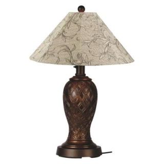 Patio Living Concepts Monterey 34 in. Bronze Outdoor Table Lamp with Bessemer Shade 28937