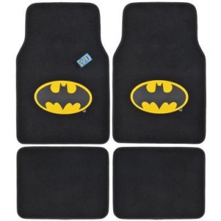 BDK Warner Brothers Batman Carpet Floor Mats (4 Piece) 826942052415