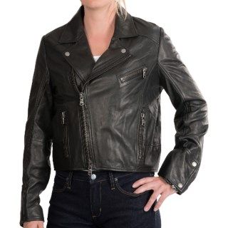 Paper Denim & Cloth Canarsie Leather Jacket (For Women) 7638C 87