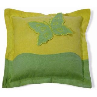 New Spec Inc Embroidery Butterfly Cotton Throw Pillow