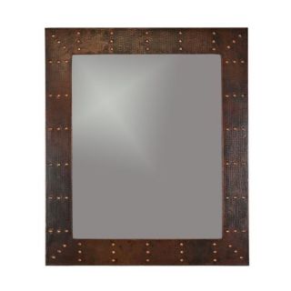 Premier Copper Products Hand hammered Rectangle Copper Mirror with