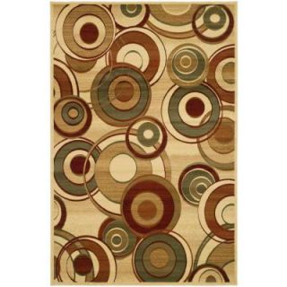 Safavieh Lyndhurst Ivory/Multi 5 ft. 3 in. x 7 ft. 6 in. Area Rug LNH225A 5