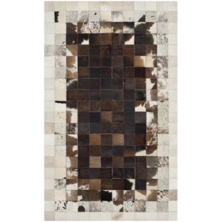 Safavieh Studio Ivory / Dark Brown Geometric Rug