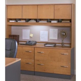 Bush Series C Double Lateral File and Hutch