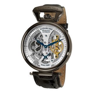 Stuhrling Original Mens Emperors Grandeur Automatic Leather Strap