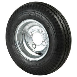 Kenda Loadstar 4.80 x 8 Bias Trailer Tire w/4 Lug Standard Galvanized Rim 81049