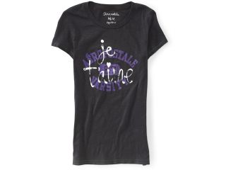 Aeropostale Womens Jeaime' Varsity Graphic T Shirt 58 XL