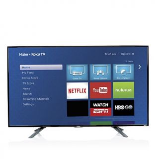 Haier 43" Smart LED HDTV with Built In Roku and HDMI Cable   8014483