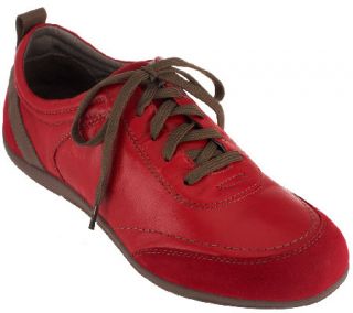 Vionic Orthotic Leather Walking Shoes   Willa —