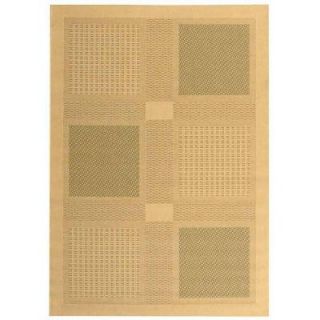Safavieh Courtyard Natural/Olive 8 ft. x 11 ft. Indoor/Outdoor Area Rug CY1928 1E01 8