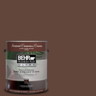 BEHR Premium Plus Ultra 1 gal. #S G 770 Wild Horse Eggshell Enamel Interior Paint 275301