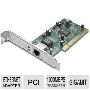 HiRO H50015 10/100/1000 32 bit Internal PCI Gigabit Ethernet Card Windows 10 8.1 8 7 Vista XP 32 bit 64 bit