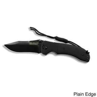 Ontario Knife Co Drop Point Black Blade Folding Knife