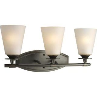 Progress Lighting Cantata Collection 3 Light Forged Bronze Vanity Fixture P3248 77