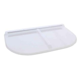 Shape Products 45 in. x 26 in. Polycarbonate U Shape Window Well Cover 4526UM