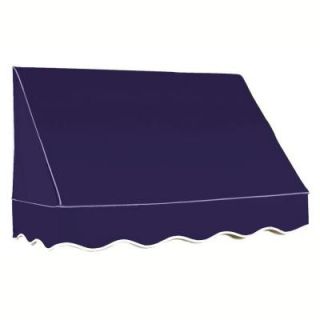 AWNTECH 8 ft. San Francisco Window Awning (44 in. H x 24 in. D) in Navy CF32 8N