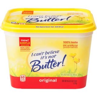 I Can't Believe It's Not Butter Original 45% Vegetable Oil Spread 45 oz