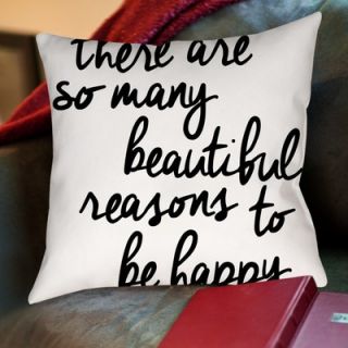 Americanflat There Are So Many Beautiful Reasons to Be Happy Throw