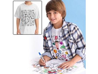 Colorable Disney Toy Story Youth Color in T Shirt   Small